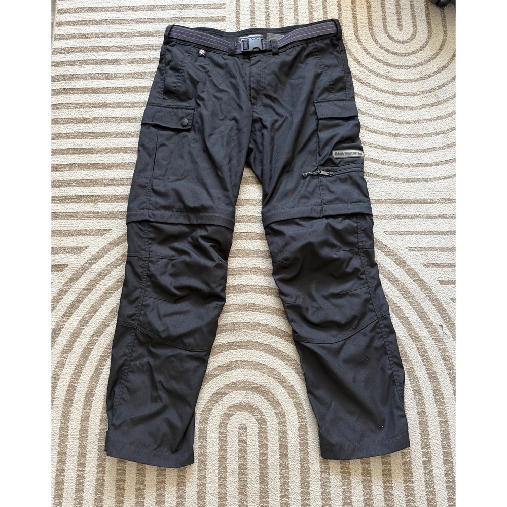 BMW Motorrad Pants Men XXL Summer Convertible to Shorts Belted Motorcycle Riding
